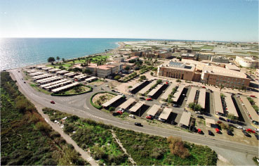 universidad de Almería vista desde arriba