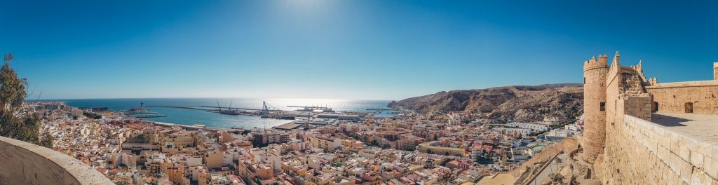vista panorámica de la ciudad de Almería