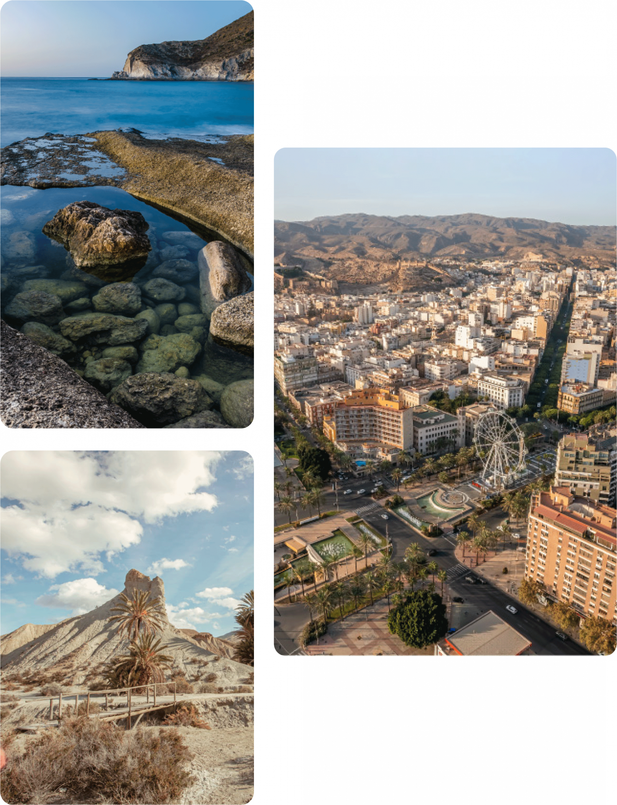 almeria tiene desierto mar montaña