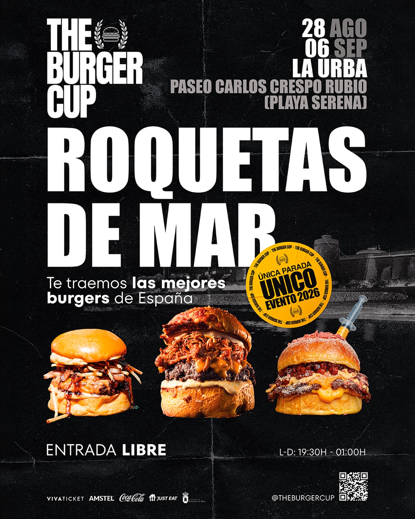 evento hamburguesas Roquetas de Mar